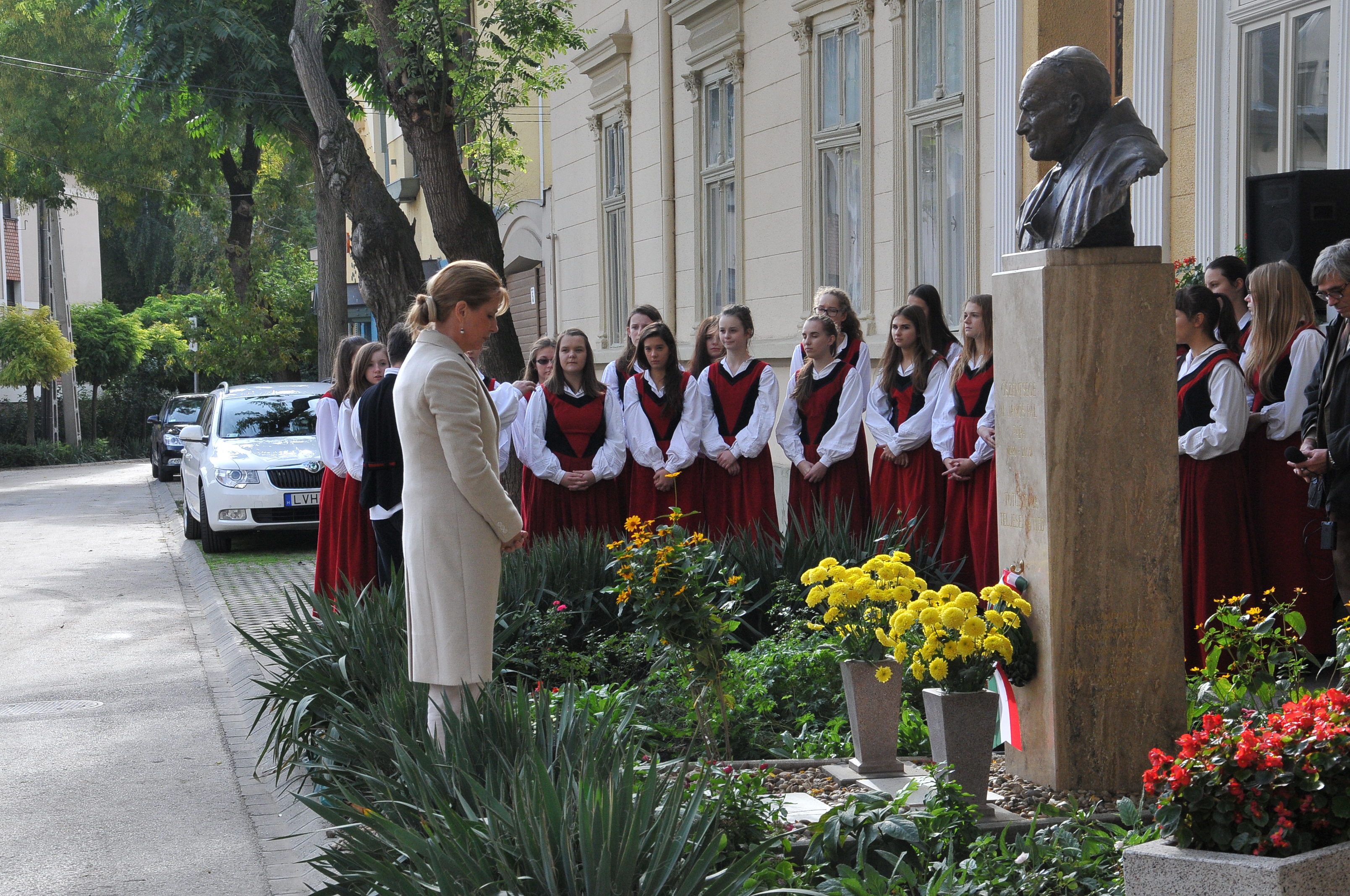 Herczeg Anita asszony a Wojtyla Házban 2015.10.14.